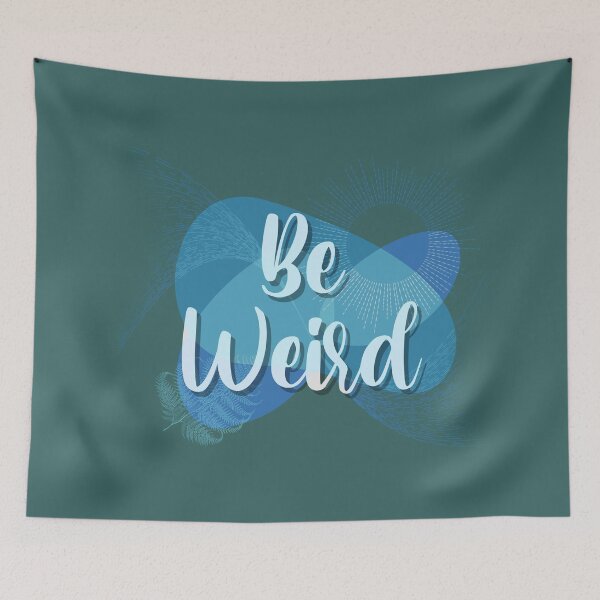 Item preview, Be weird mug designed and sold by TipTopTapo.