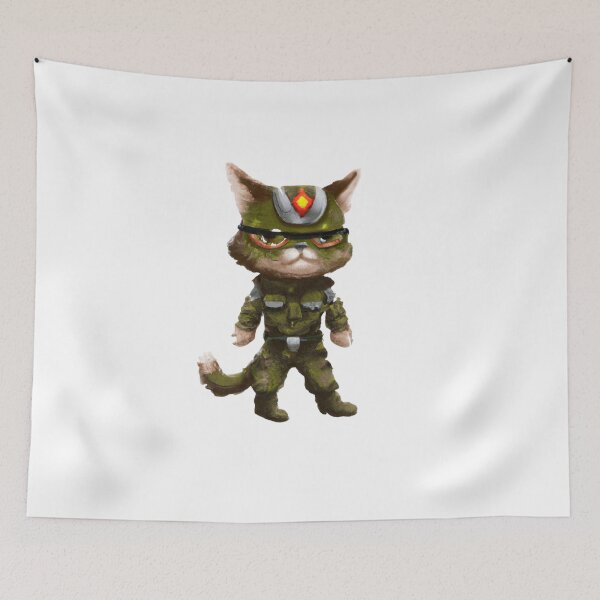 Item preview, Funny Soldier Cat in Uniform designed and sold by Pixelish.