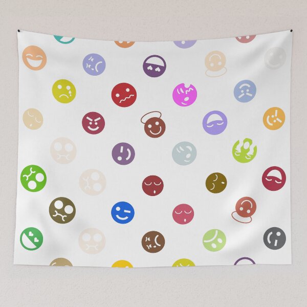 Item preview,  Emoji Funny Multi Color Face designed and sold by Pixel4Art.