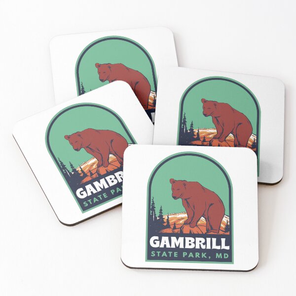 Item preview, Gambrill State Park Maryland Retro Bear designed and sold by HalpinDesign.