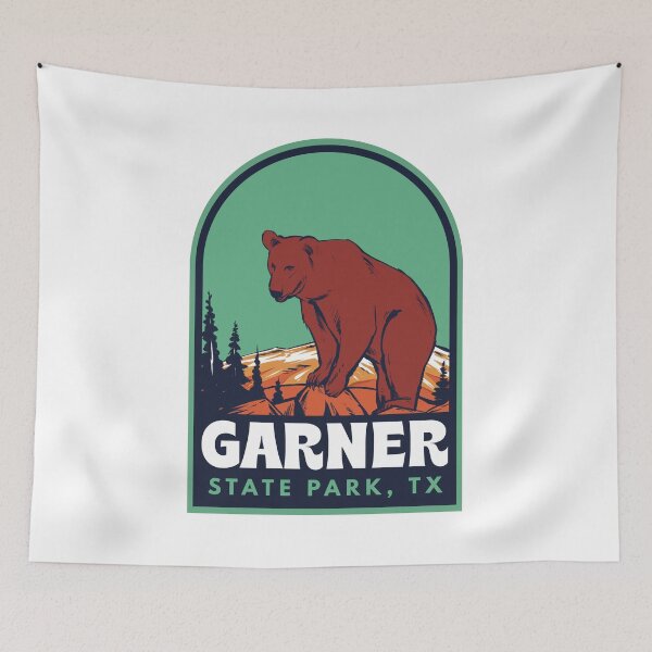 Item preview, Garner State Park Texas Retro Bear designed and sold by HalpinDesign.