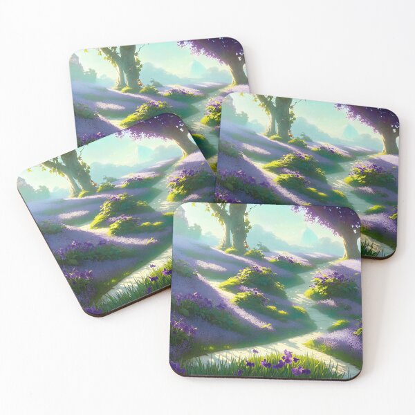 Item preview, Trail Lined with February Violets designed and sold by FamiliarPufferfish.