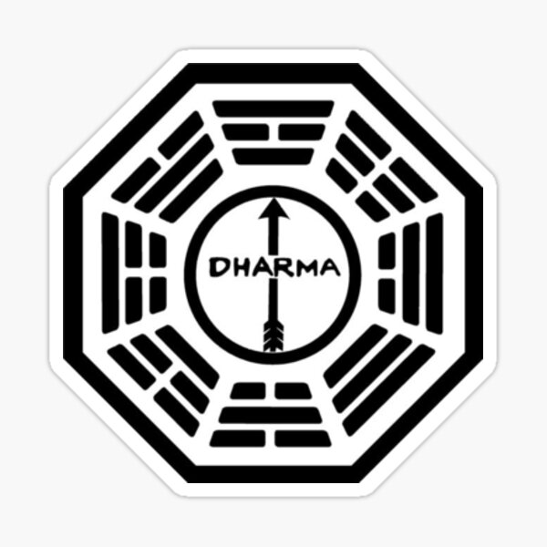 Dharma: The Arrow Sticker.