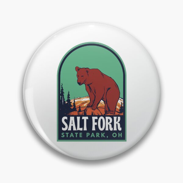 Artikelvorschau, Salt Fork State Park Ohio Retro Bear entworfen und verkauft von HalpinDesign.