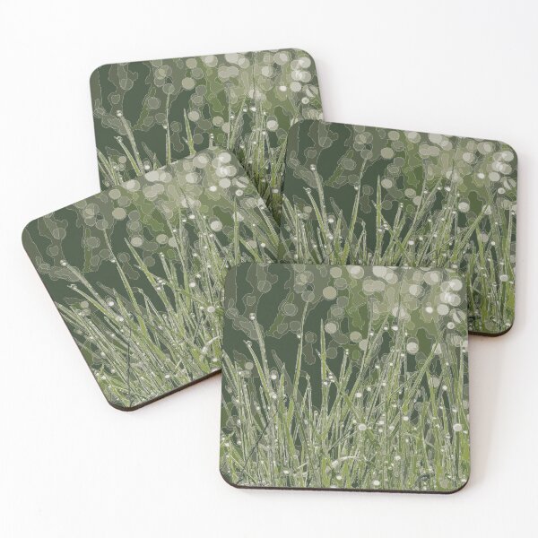 Item preview, dew drops on the grass designed and sold by SunGraphicArt.