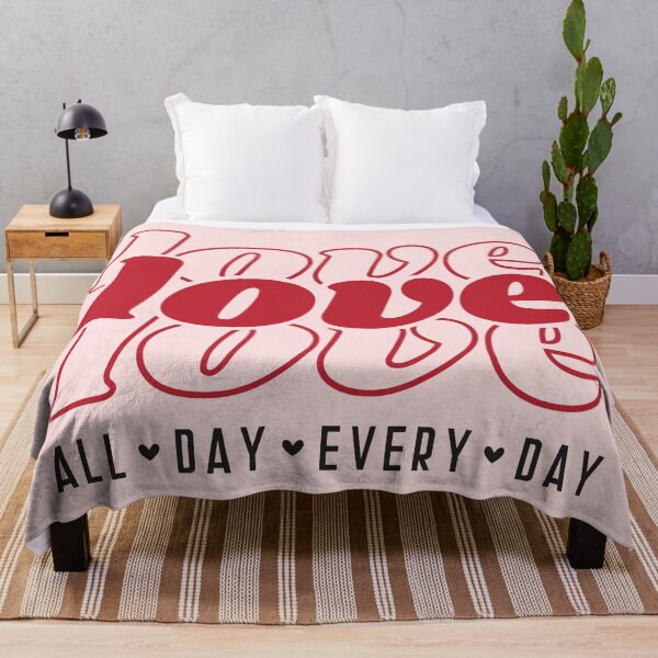 Item preview, Love Love Love All Day Everyday Typography designed and sold by bolimj.