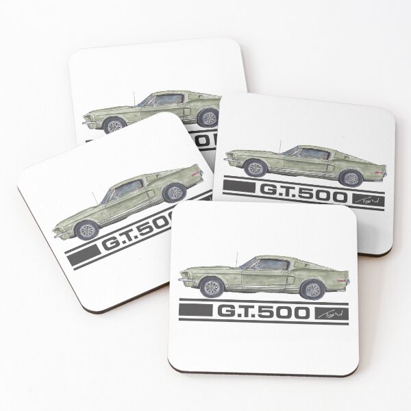 Item preview, 1968 M Shelby GT500 Black Decal designed and sold by WheelsinArt.