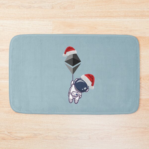 Item preview, Christmas ETH astronaut to the moon designed and sold by Crypmetal.