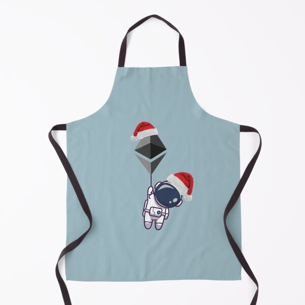 Item preview, Christmas ETH astronaut to the moon designed and sold by Crypmetal.