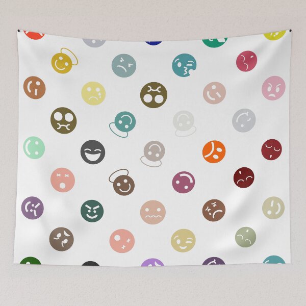 Item preview, Emoji Funny Multi Color Face designed and sold by Pixel4Art.