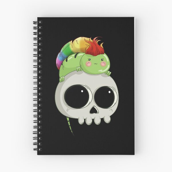 Item preview, Lizard with a rainbow mohawk sitting on a skull as a makeshift mohawk designed and sold by iduzarts.