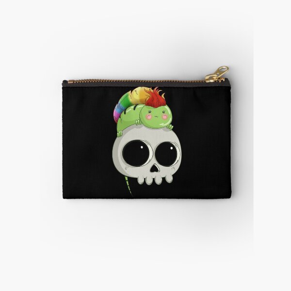 Item preview, Lizard with a rainbow mohawk sitting on a skull as a makeshift mohawk designed and sold by iduzarts.