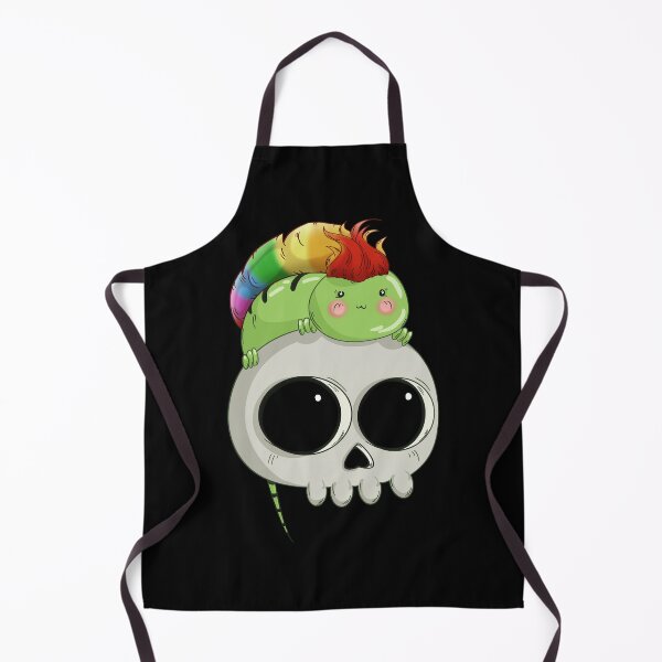 Item preview, Lizard with a rainbow mohawk sitting on a skull as a makeshift mohawk designed and sold by iduzarts.
