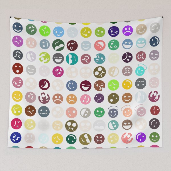 Item preview, Emoji Funny Multi Color Face designed and sold by Pixel4Art.