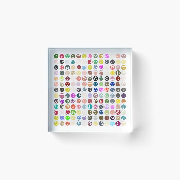 Item preview, Emoji Funny Multi Color Face designed and sold by Pixel4Art.