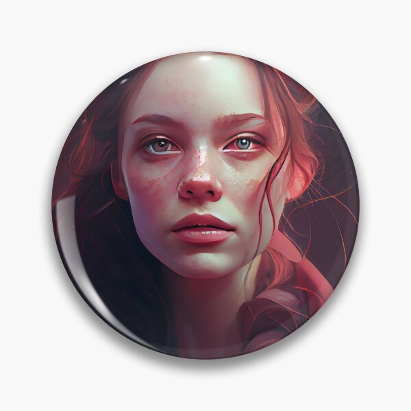 Artikelvorschau, Beautiful Surviver Woman Portrait Digital Painting entworfen und verkauft von CodeAndColors.