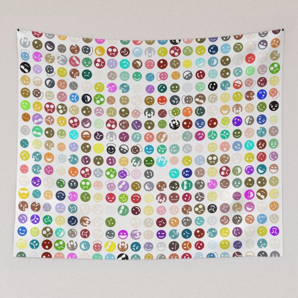 Item preview, Emoji Funny Multi Color Face designed and sold by Pixel4Art.