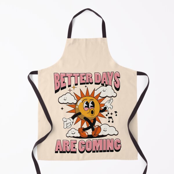 Item preview, Better Days Are Coming Retro Sun Illustration designed and sold by Ravensdesign.
