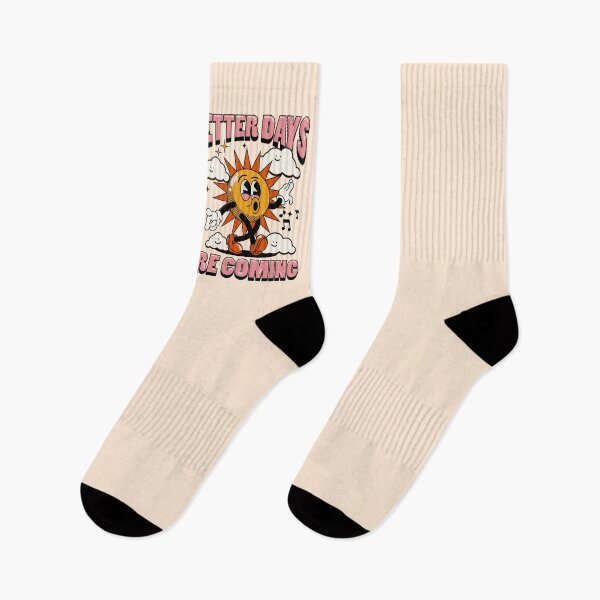 Item preview, Better Days Are Coming Retro Sun Illustration designed and sold by Ravensdesign.