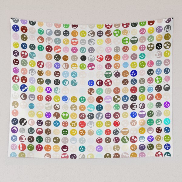 Item preview, Emoji Funny Multi Color Face designed and sold by Pixel4Art.