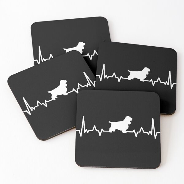 Item preview, Funny cocker spaniel Heartbeat designed and sold by shokA Design.