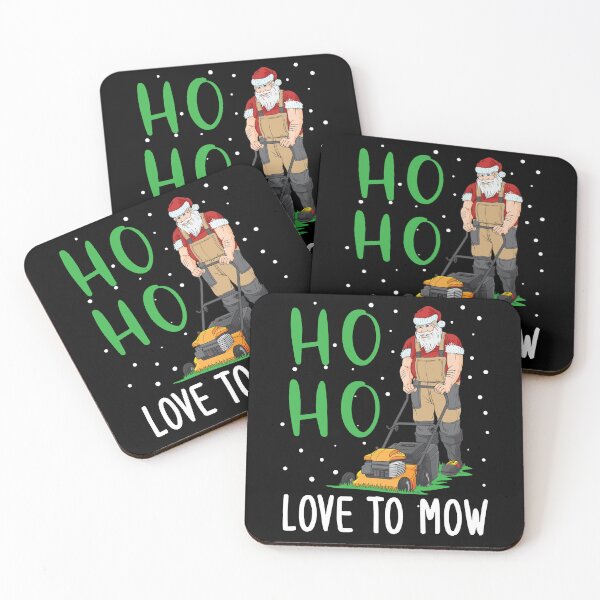 Item preview, Ho Ho I Love To Mow Lawn Santa Claus Gift designed and sold by Bihon.