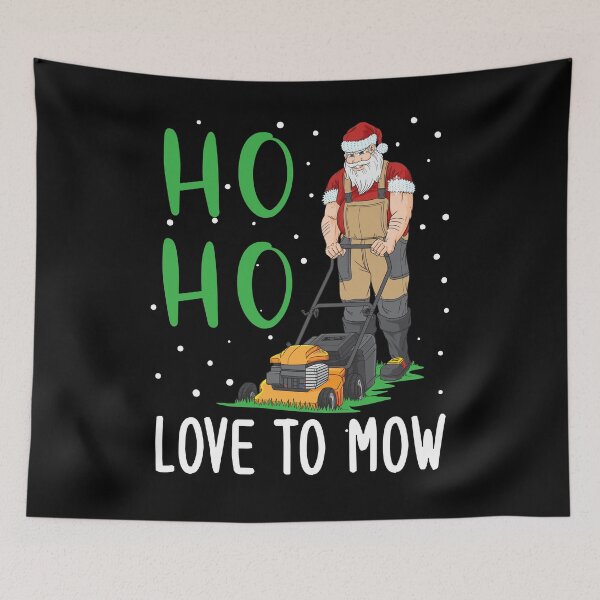 Item preview, Ho Ho I Love To Mow Lawn Santa Claus Gift designed and sold by Bihon.