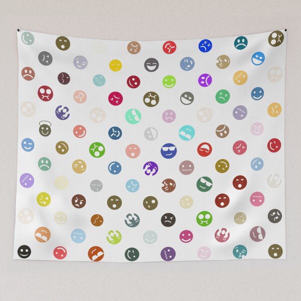 Item preview, Emoji Funny Multi Color Face designed and sold by Pixel4Art.