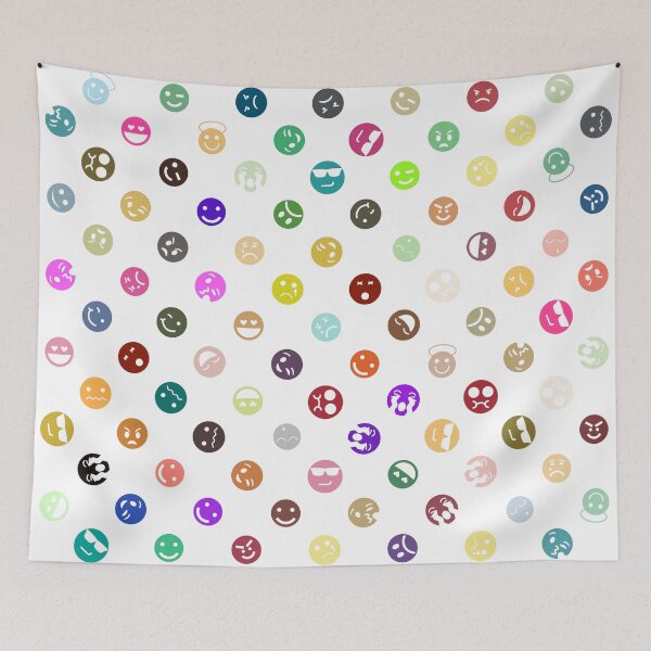 Item preview, Emoji Funny Multi Color Face designed and sold by Pixel4Art.