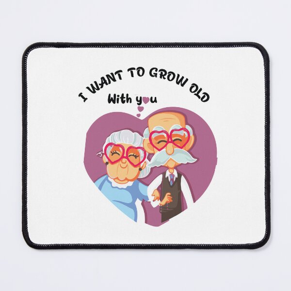 Item preview, I Want To Grow Old With You Lovely Wife, i want to grow old with you dear husband designed and sold by adelbubblestore.
