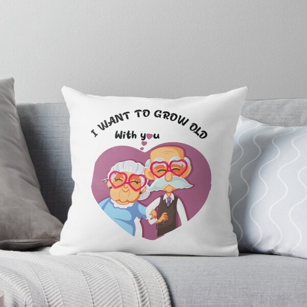 Item preview, I Want To Grow Old With You Lovely Wife, i want to grow old with you dear husband designed and sold by adelbubblestore.