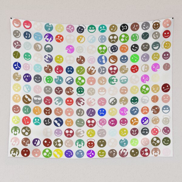 Item preview, Emoji Funny Multi Color Face designed and sold by Pixel4Art.