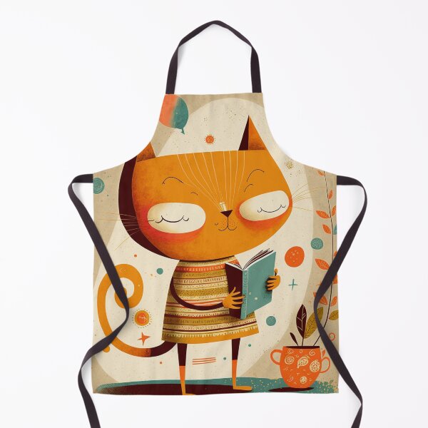 Item preview, Cute Cat Reading Time designed and sold by trajeado14.