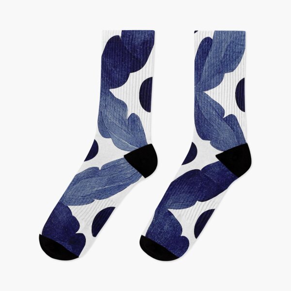 Item preview, Indigo blue abstract pattern matisse inspired designed and sold by Maisonsucces.