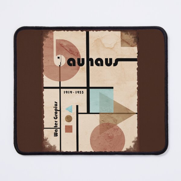Item preview, Vintage Worn Out Bauhaus Minimalist Artwork Geometric Composition var 2 I original design designed and sold by paragonDesign28.
