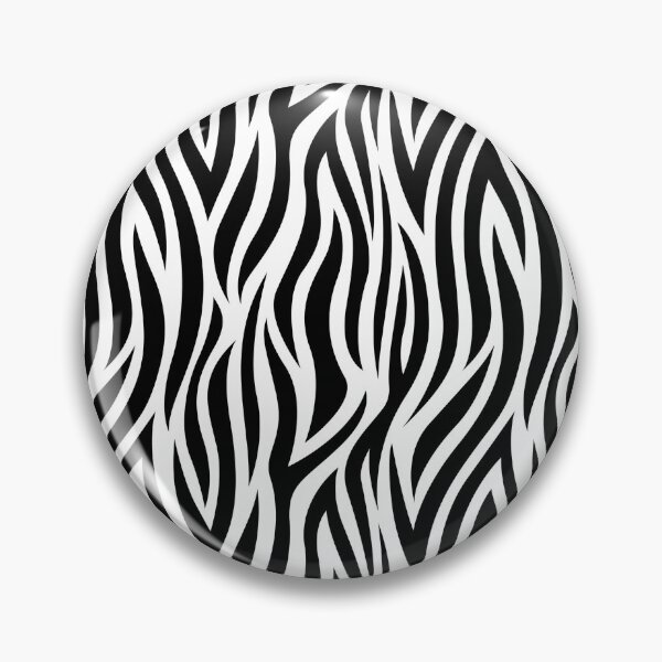 Item preview, Zebra Pattern Black And White Animal Print designed and sold by HasCreations.