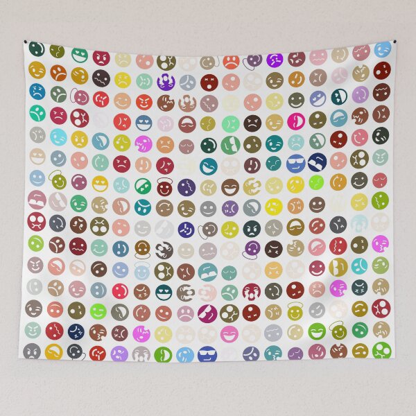 Item preview, Emoji Funny Multi Color Face designed and sold by Pixel4Art.