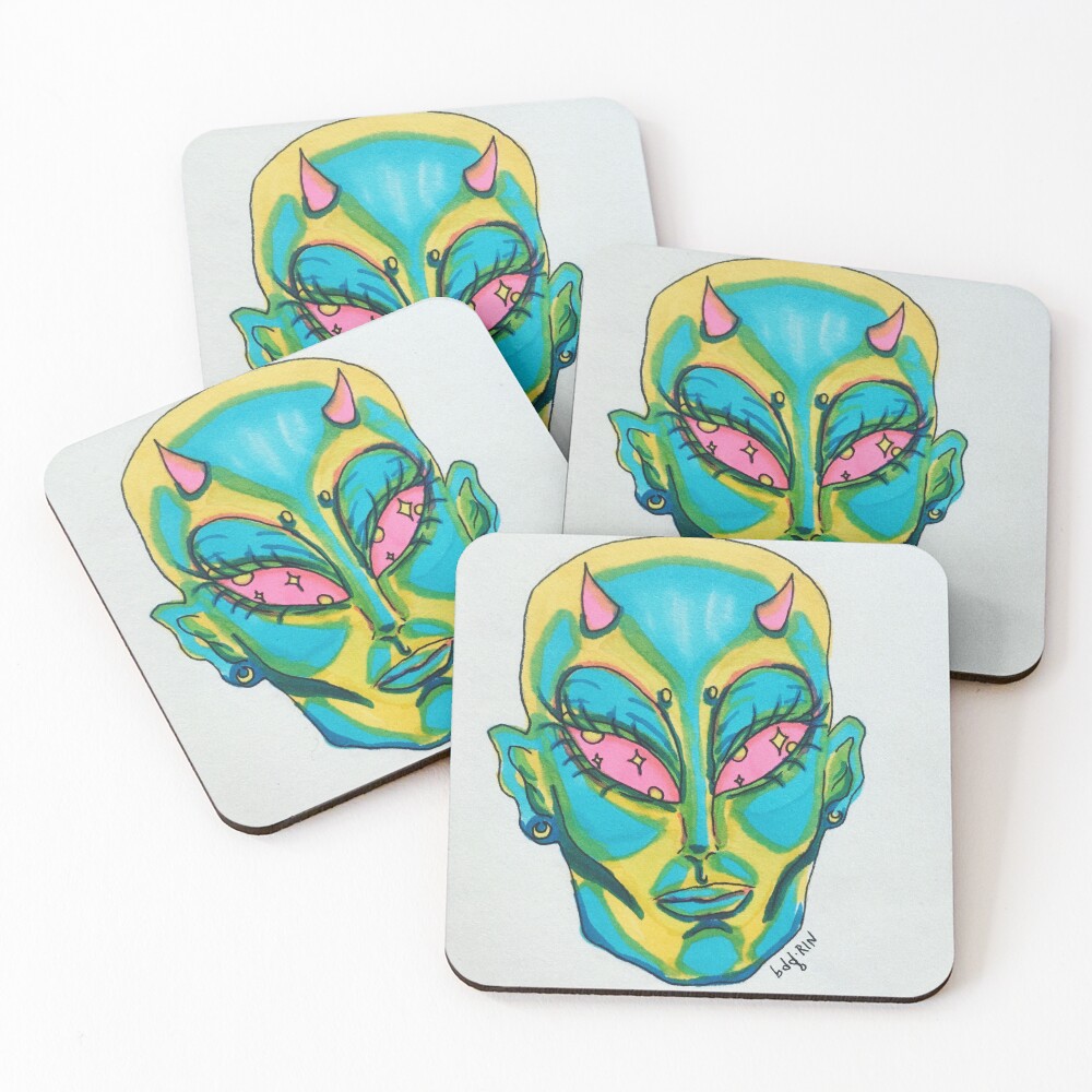 Item preview, Coasters (Set of 4) designed and sold by Rinmagicart.