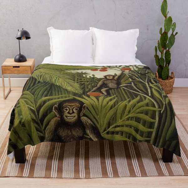 Item preview, Rousseau Monkeys in the Jungle designed and sold by tomorrowsart.