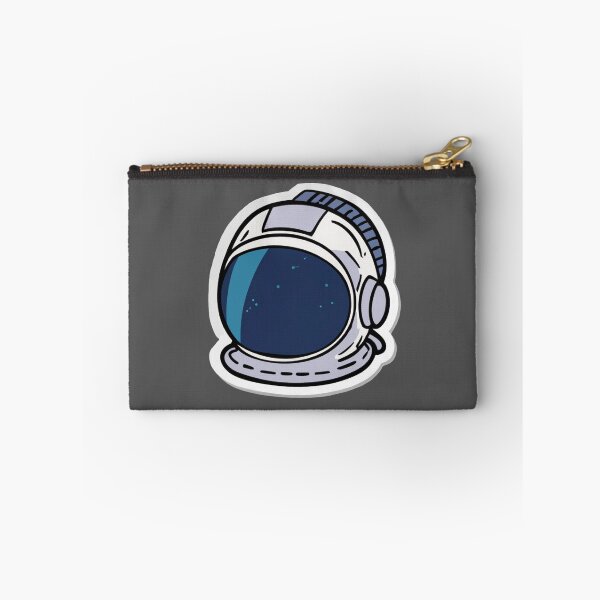 Item preview, Retro Astronaut Space Helmet (blue and white) designed and sold by JandyDesign.