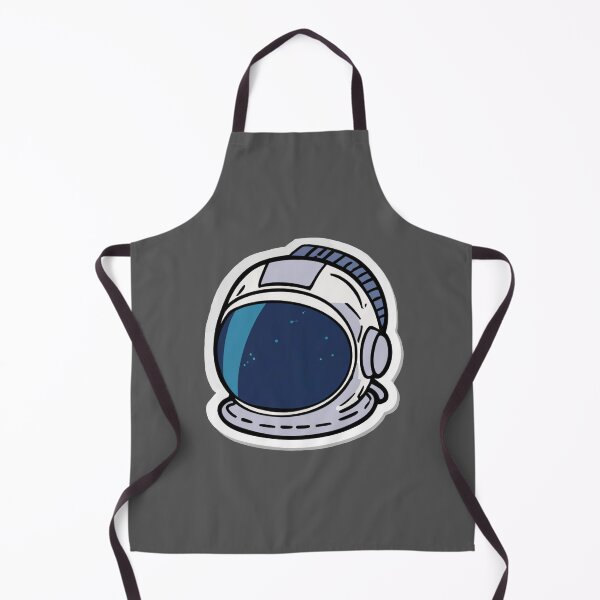 Item preview, Retro Astronaut Space Helmet (blue and white) designed and sold by JandyDesign.