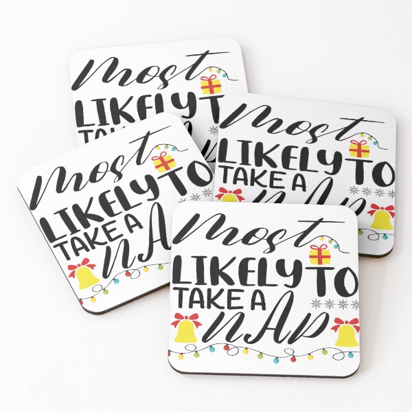 Item preview, most likely to take a nap T-shirts, most likely to take a nap Sticker, Funny T-shirts, take a nap christmas designed and sold by hmgrafi36.