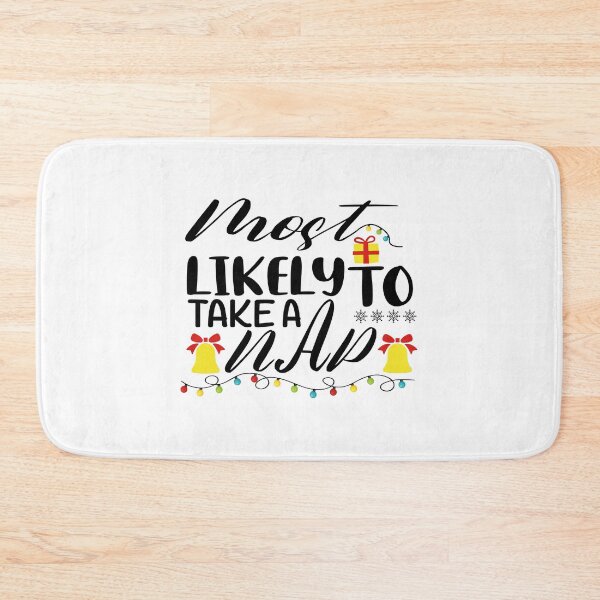 Item preview, most likely to take a nap T-shirts, most likely to take a nap Sticker, Funny T-shirts, take a nap christmas designed and sold by hmgrafi36.
