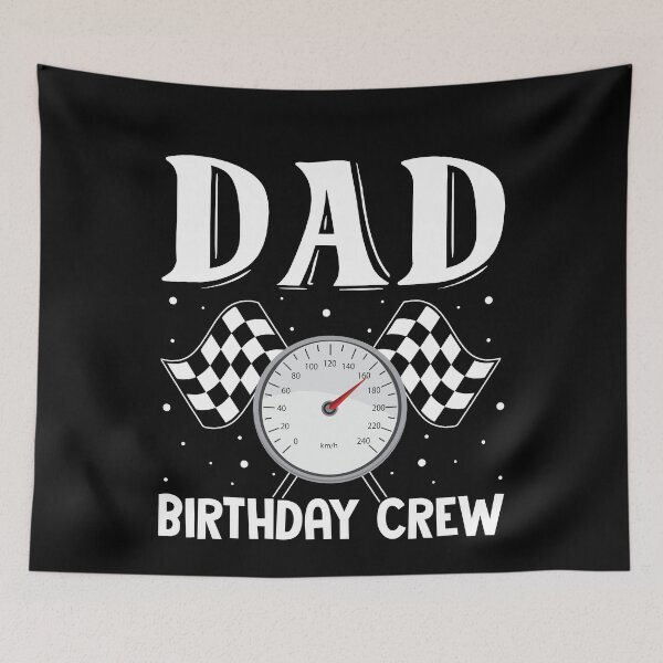 Artikelvorschau, Lustige Papa Geburtstag Crew Rennen Rennwagen Familie Matching entworfen und verkauft von Best Designer.