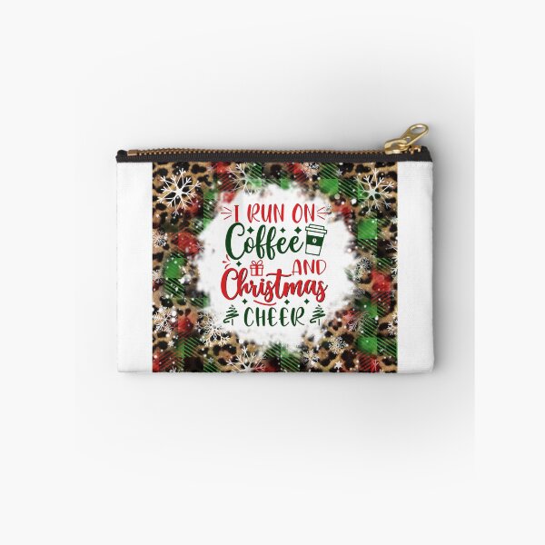 Item preview, I Run On Coffee Christmas Cheer designed and sold by Mondir ⭐⭐⭐⭐⭐.