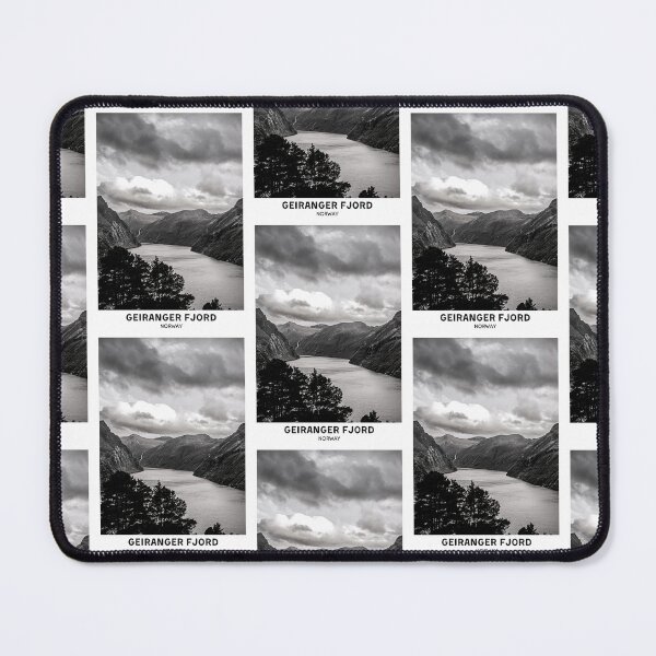 Item preview, Geiranger Fjords Norway Mountains Travel designed and sold by SirajDecors.