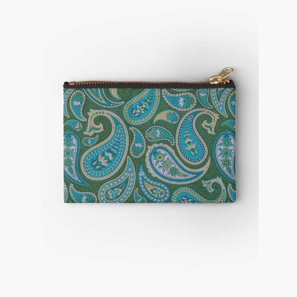 Item preview, Estampado Paisley "Olas" Verde Cazador Colores Paisley designed and sold by OutshineAll.