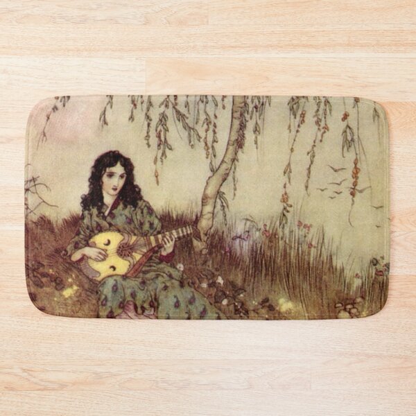 Item preview, Beauty In The Garden By Edmund Dulac designed and sold by Niina  Niskanen.