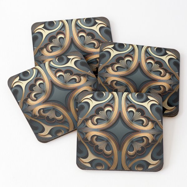 Item preview, Cool Elegant Modern Abstract Pattern Digital Painting designed and sold by CodeAndColors.