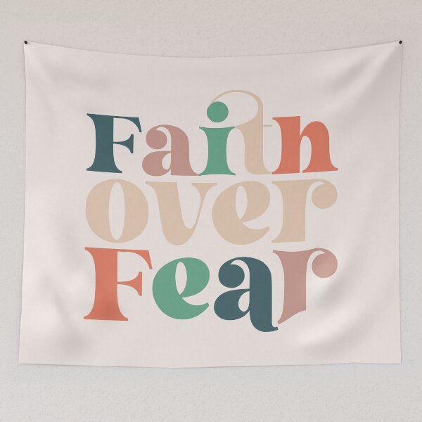 Item preview, Faith Over Fear Typography designed and sold by bolimj.